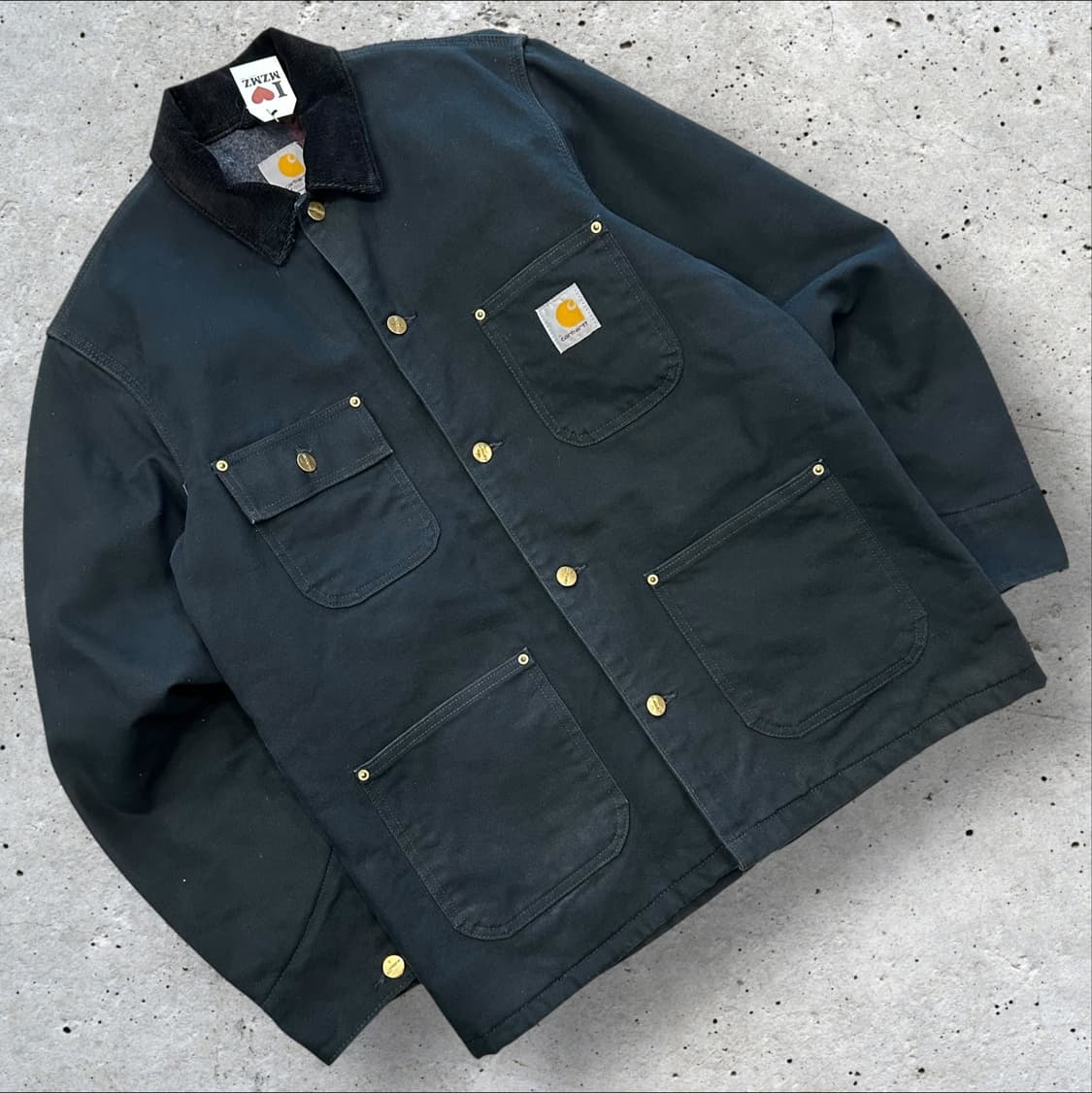 [S] 칼하트 블랙 워크 자켓 coo1 blk A796 상품이미지1