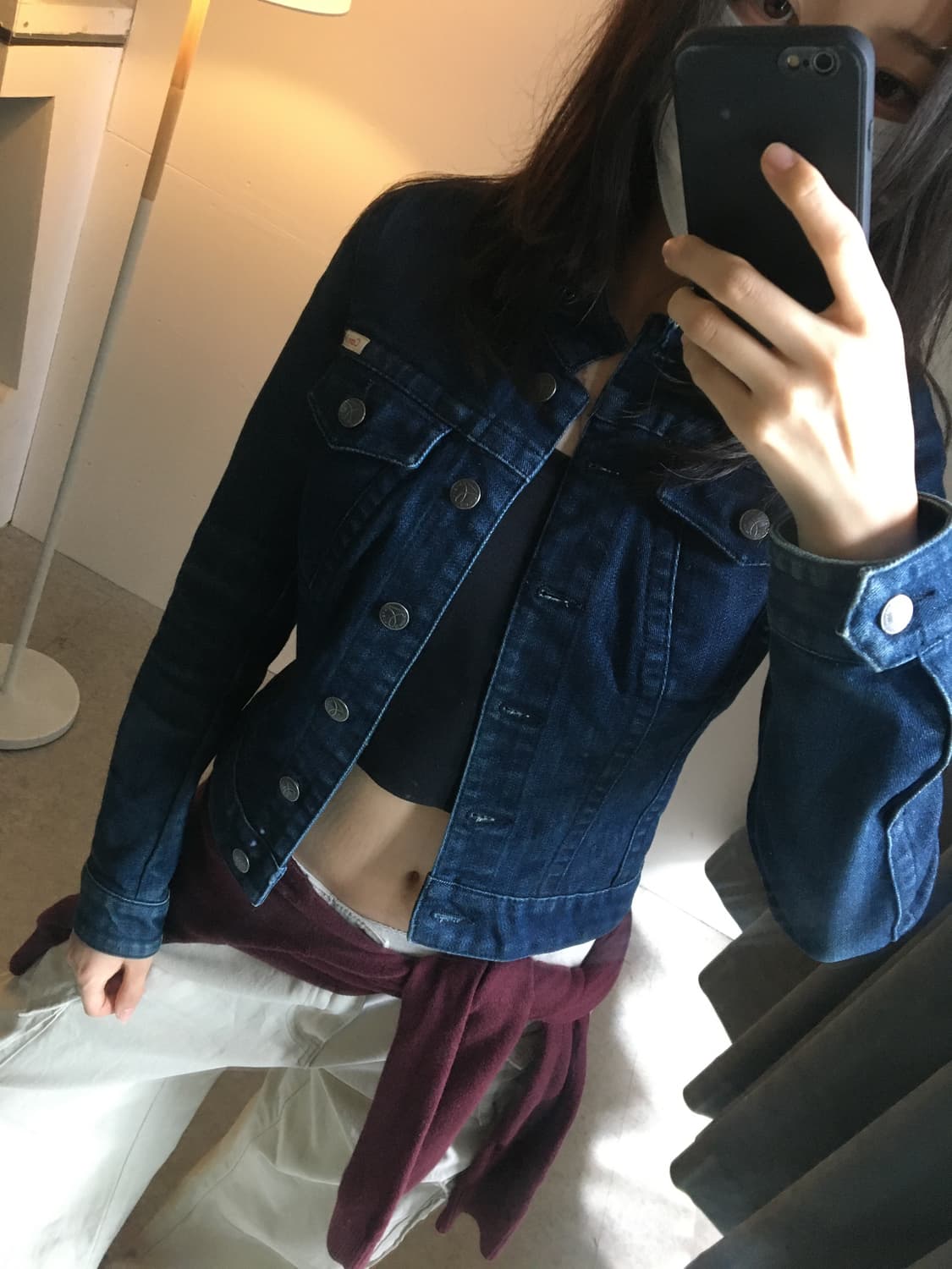 켈빈클라인 진스 포켓 크롭 데님자켓 상품이미지2