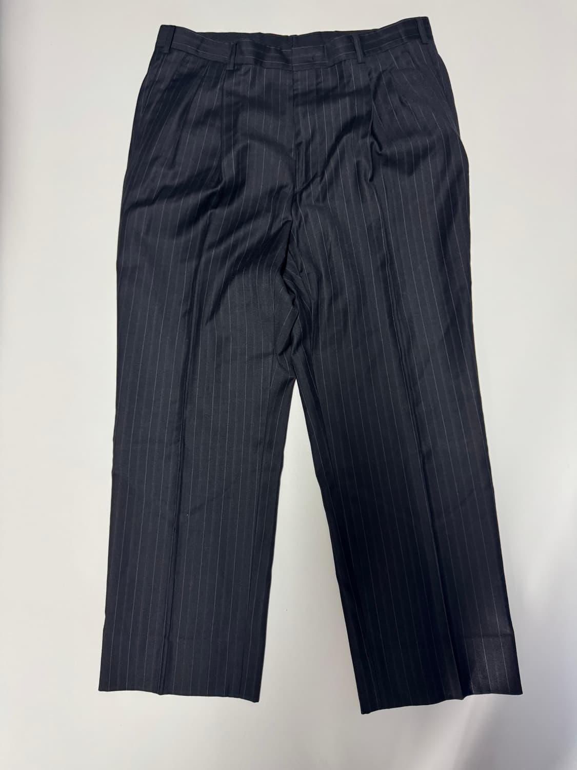 정품!! 지방시 캐시미어 혼용 스트라이프 정장 셋업 블랙 M 상품이미지3