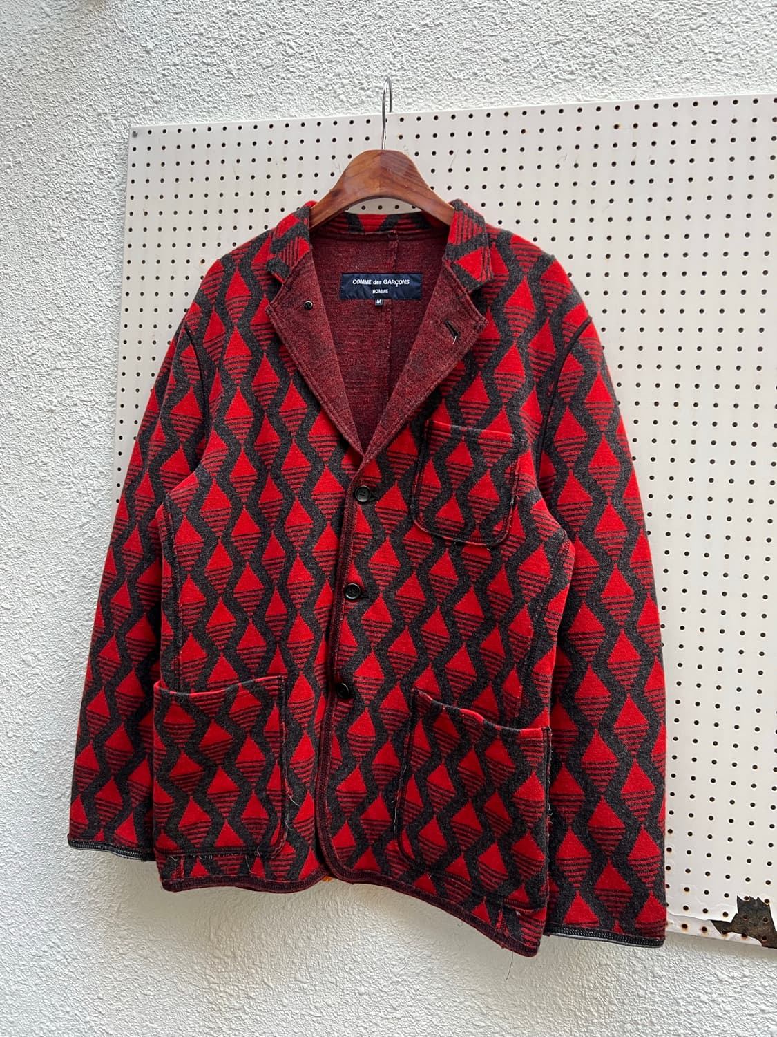 COMME des GARCONS HOMME 꼼데가르송 옴므 울자켓 상품이미지8
