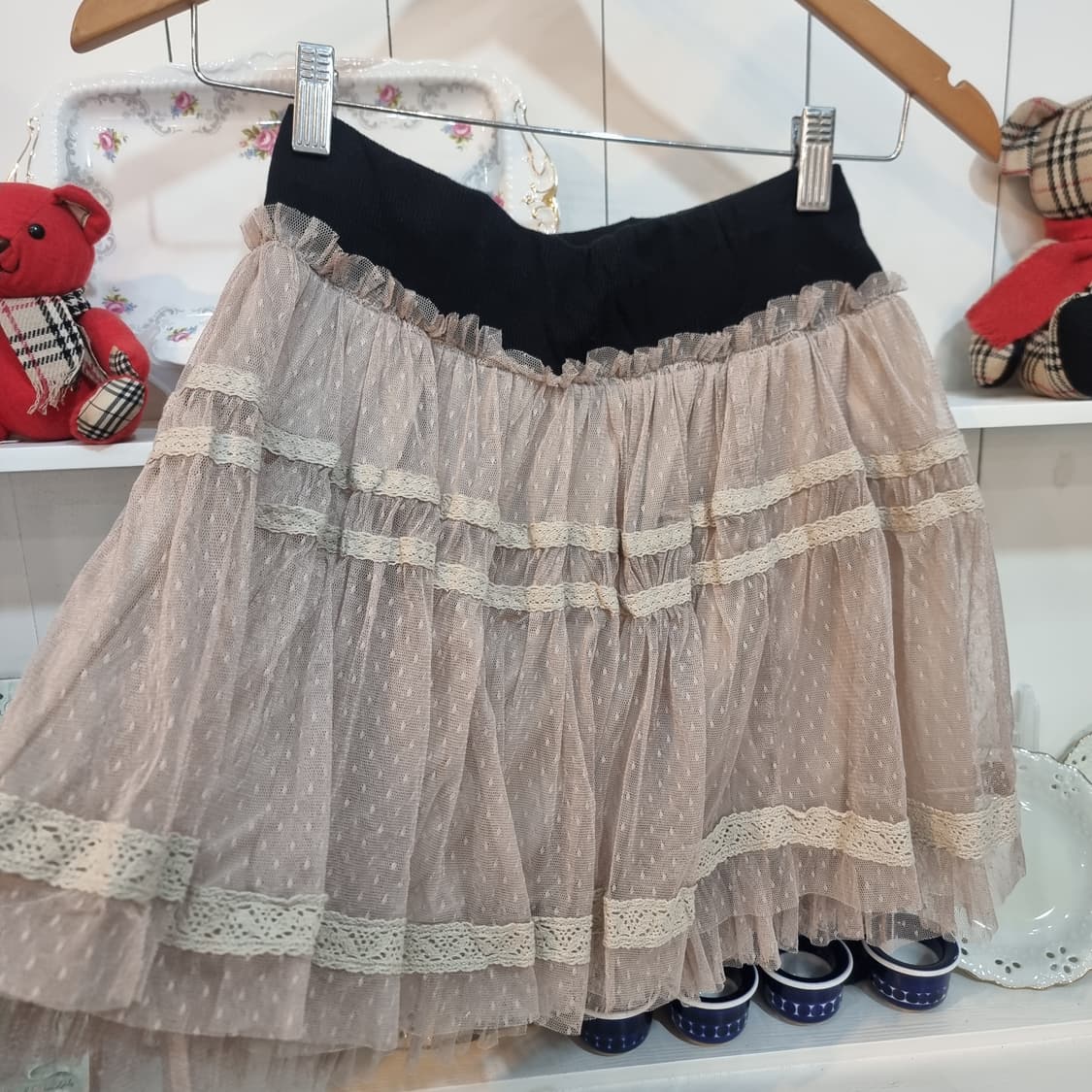 레이스 캉캉 스커트 상품이미지3