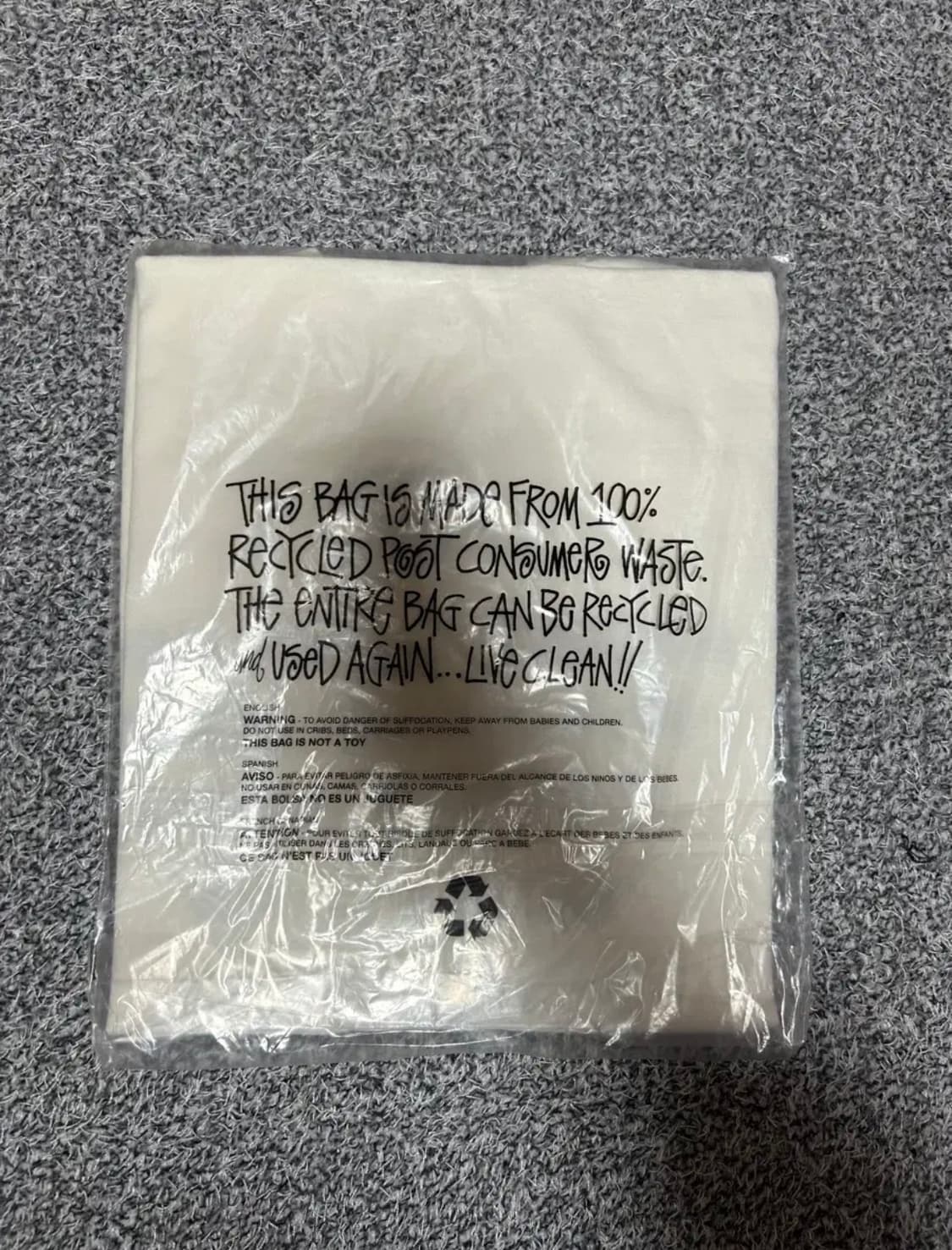 [새상품]스투시 x 웨일즈보너 티셔츠 아이보리 Msize 상품이미지6