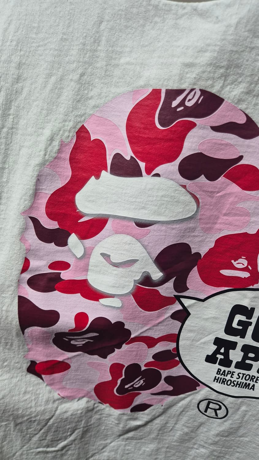 베이프 스토어 히로시마 에이프 헤드 티셔츠 xl 상품이미지2