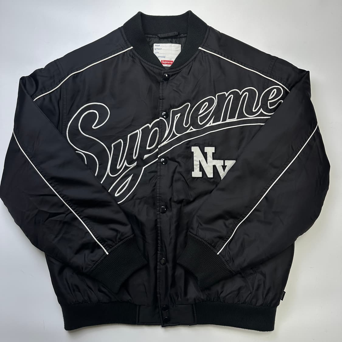 SUPREME 20AW Contrast 슈프림 바시티 자켓 상품이미지1