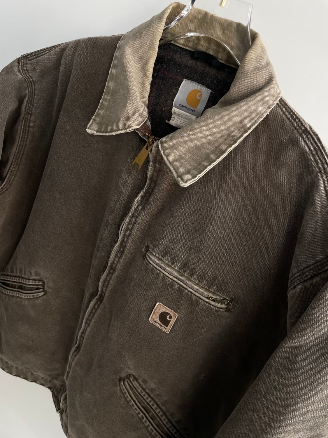 칼하트 디트로이트 자켓 브라운(XL) 상품이미지2