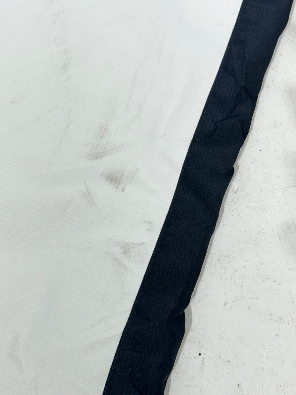 00s 아디다스 화이트 네이비 사이드 라인 와이드 트랙 팬츠 S 상품이미지8