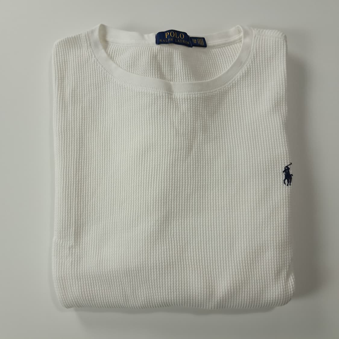 CK344 2XB 폴로 화이트 와플 티셔츠 상품이미지7