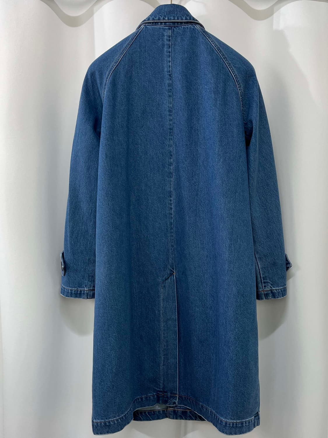 여성 폴로 랄프로렌 코튼실크 블렌드 발마칸 데님 코트 자켓 상품이미지2