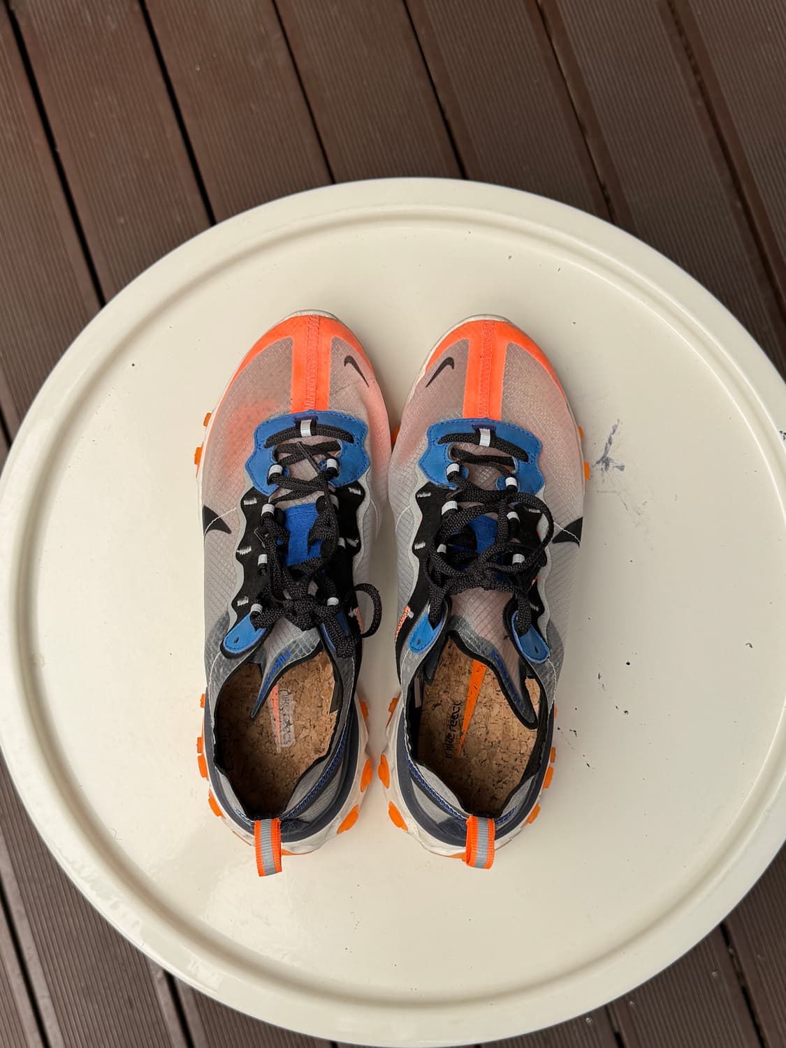 나이키 리액트 엘리먼트 87 썬더블루 토탈오렌지 255(260-265도  상품이미지6