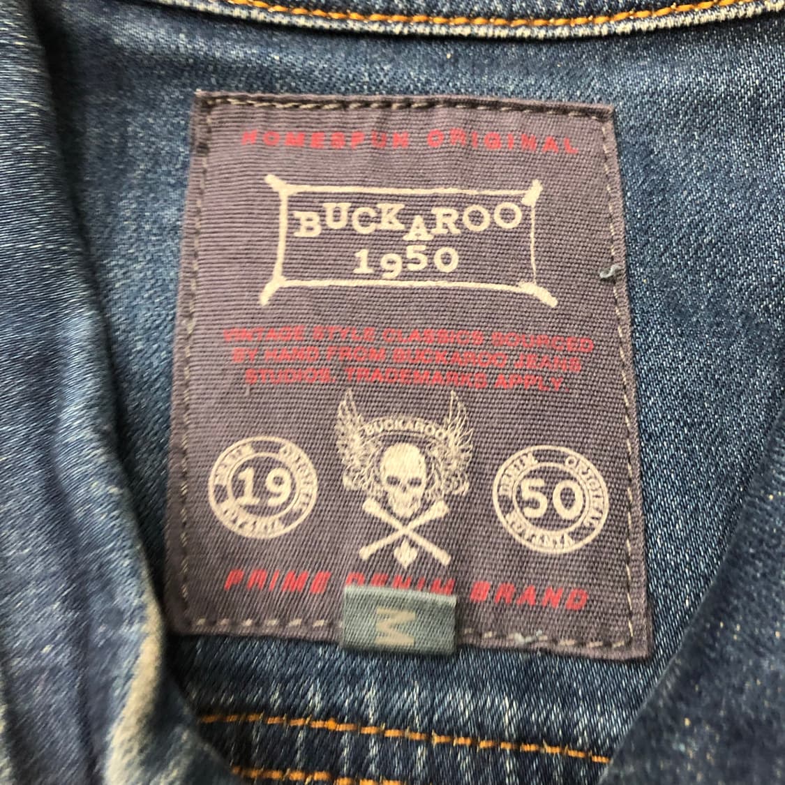 버커루 워싱 데님 자켓 상품이미지6