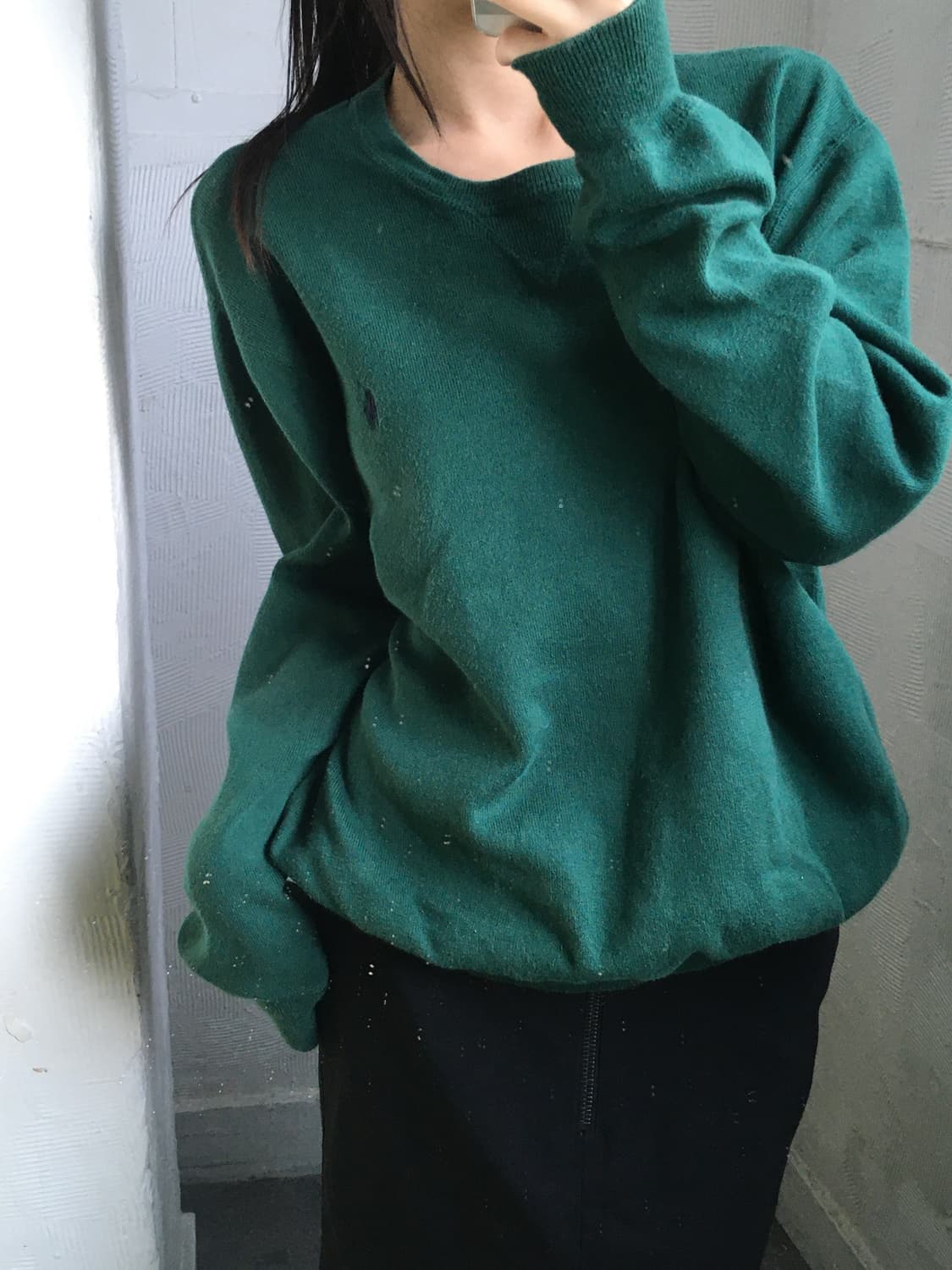 Polo 폴로 랄프로렌 딥그린 컬러 코튼 맨투맨 상품이미지1