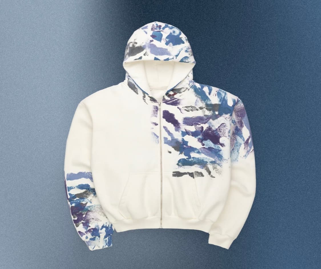 급처 Skylrk 스카이라크 웨이브 카모 후드집업 M 상품이미지1