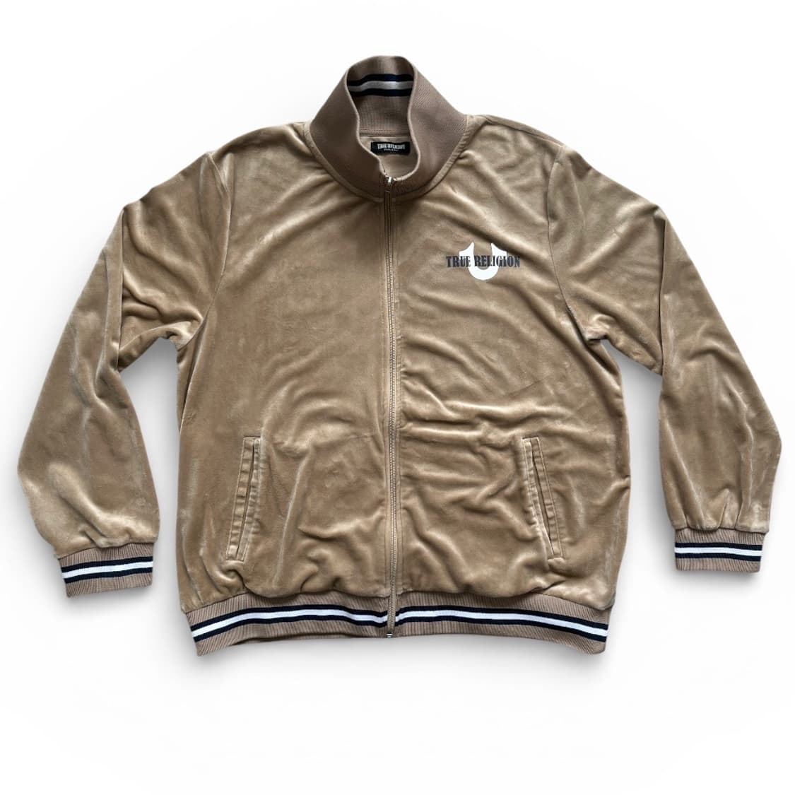 빈티지 USA 트루릴리전 월드투어 벨벳 져지자켓 상품이미지1