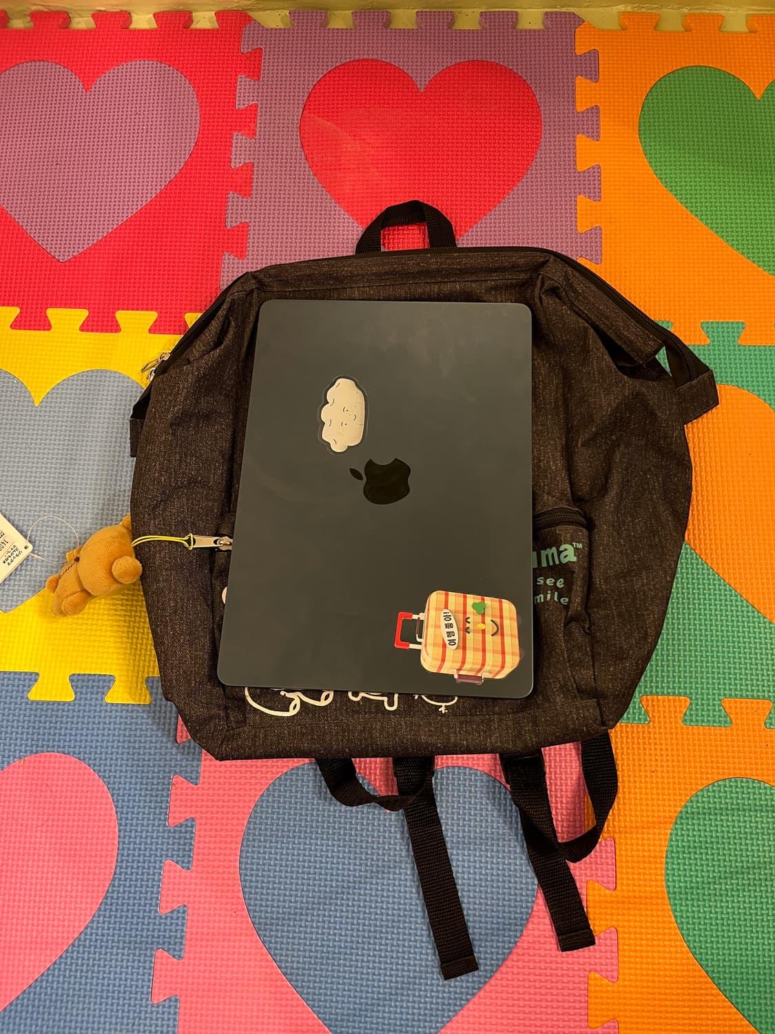 2018 리락쿠마 그레이 백팩 ⭐️ 상품이미지6