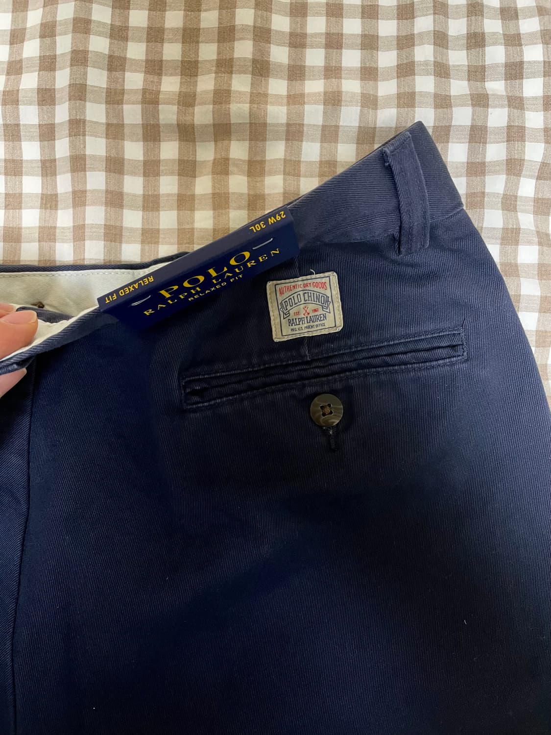폴로 랄프로렌 휘트먼 릴렉스드핏 치노팬츠 Ink(네이비) 29/30 상품이미지6