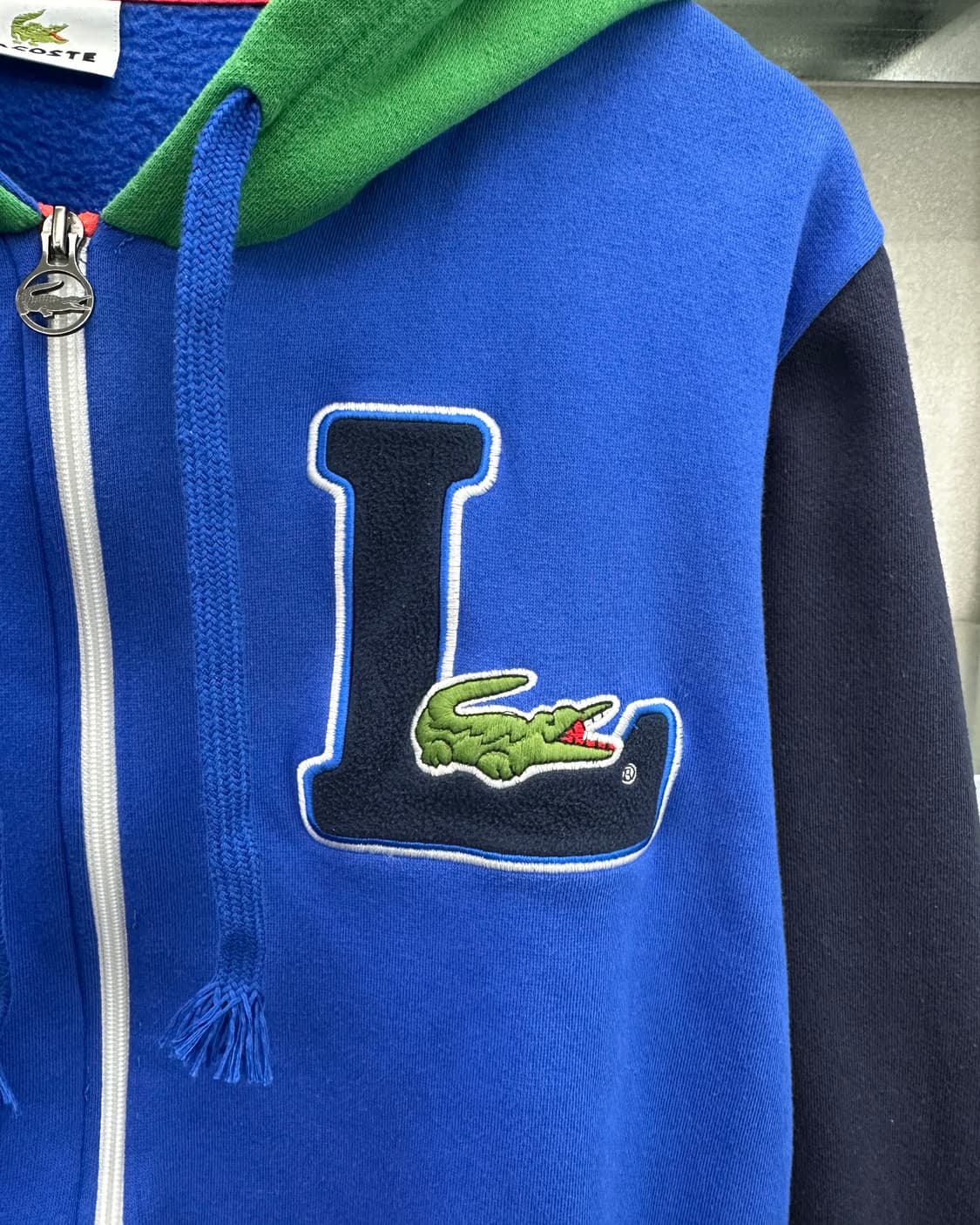 (WOMEN)라코스테 크롭 후드집업-M1478 상품이미지4