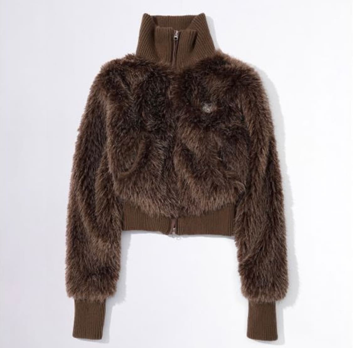 스컬프터 퍼 집업 ( 브라운 ) xs  상품이미지1