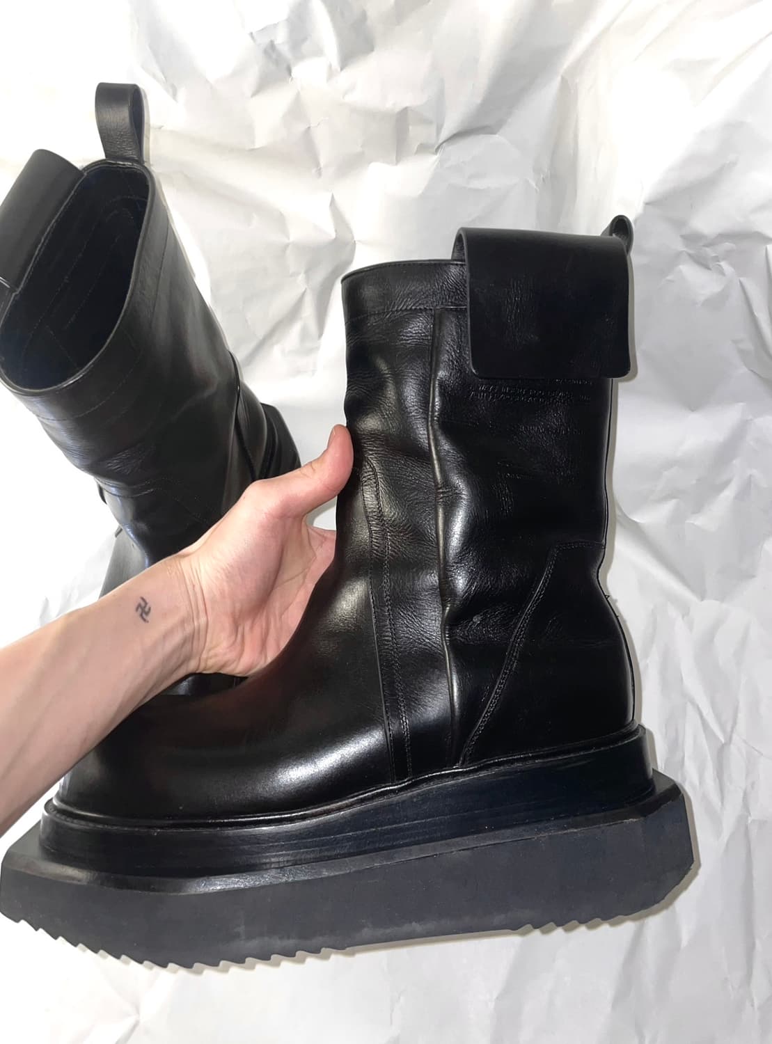 Rick Owens 포그 포켓 비틀 사이클롭스 부츠 상품이미지1