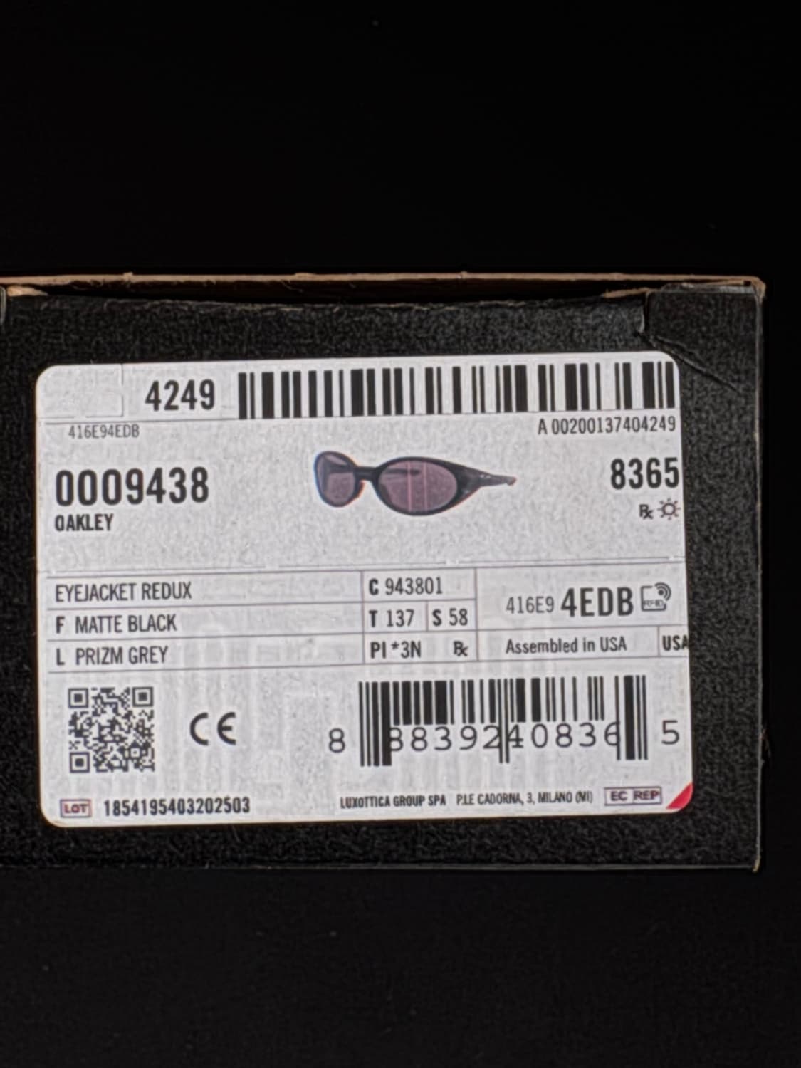 오클리 아이자켓 리덕스 블랙 상품이미지5