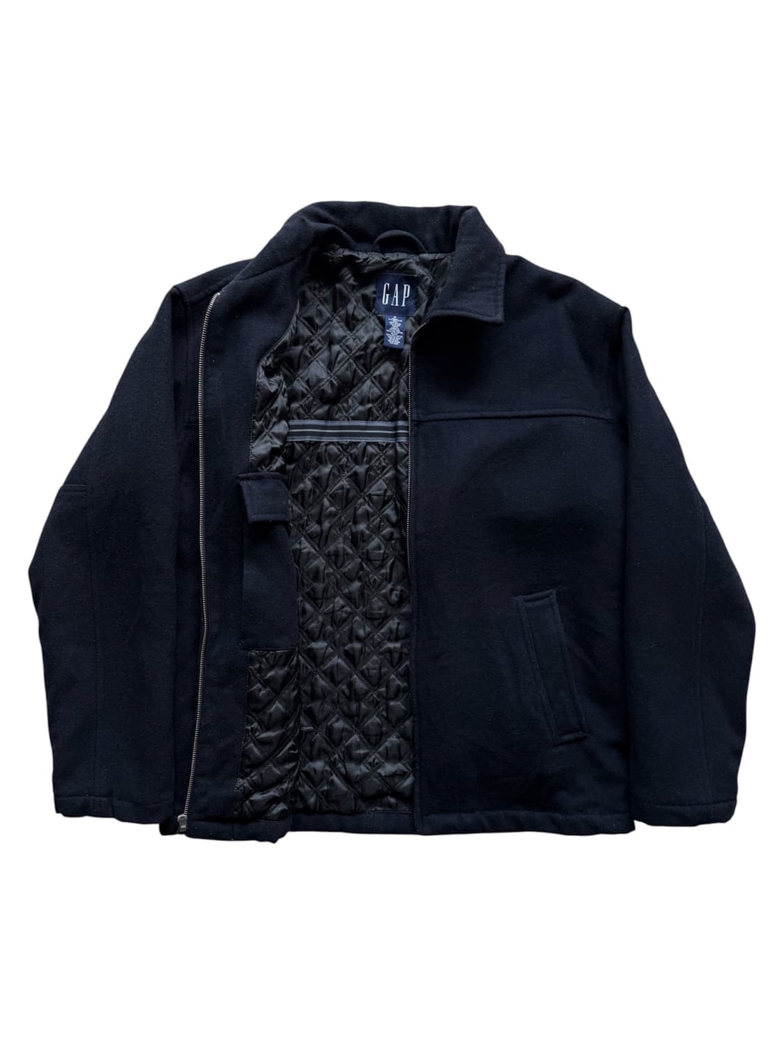 90s 올드갭 울 블루종 자켓 상품이미지3