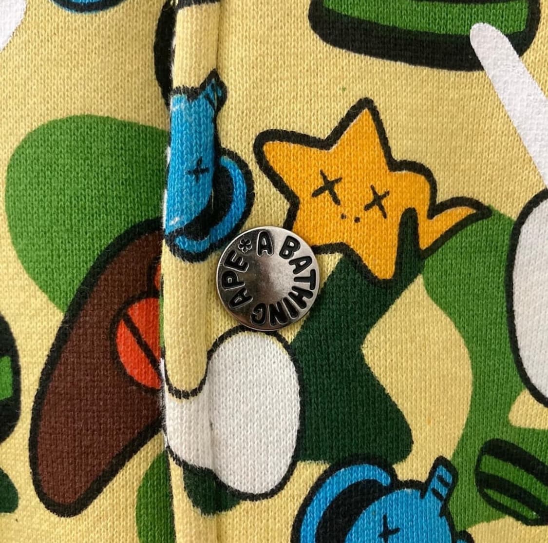 베이비마일로 옐로우 캐릭터 코튼 블루종 자켓 상품이미지3