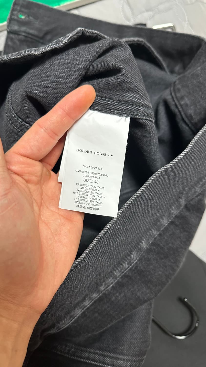 골든구스 블랙 데님 자켓 상품이미지4