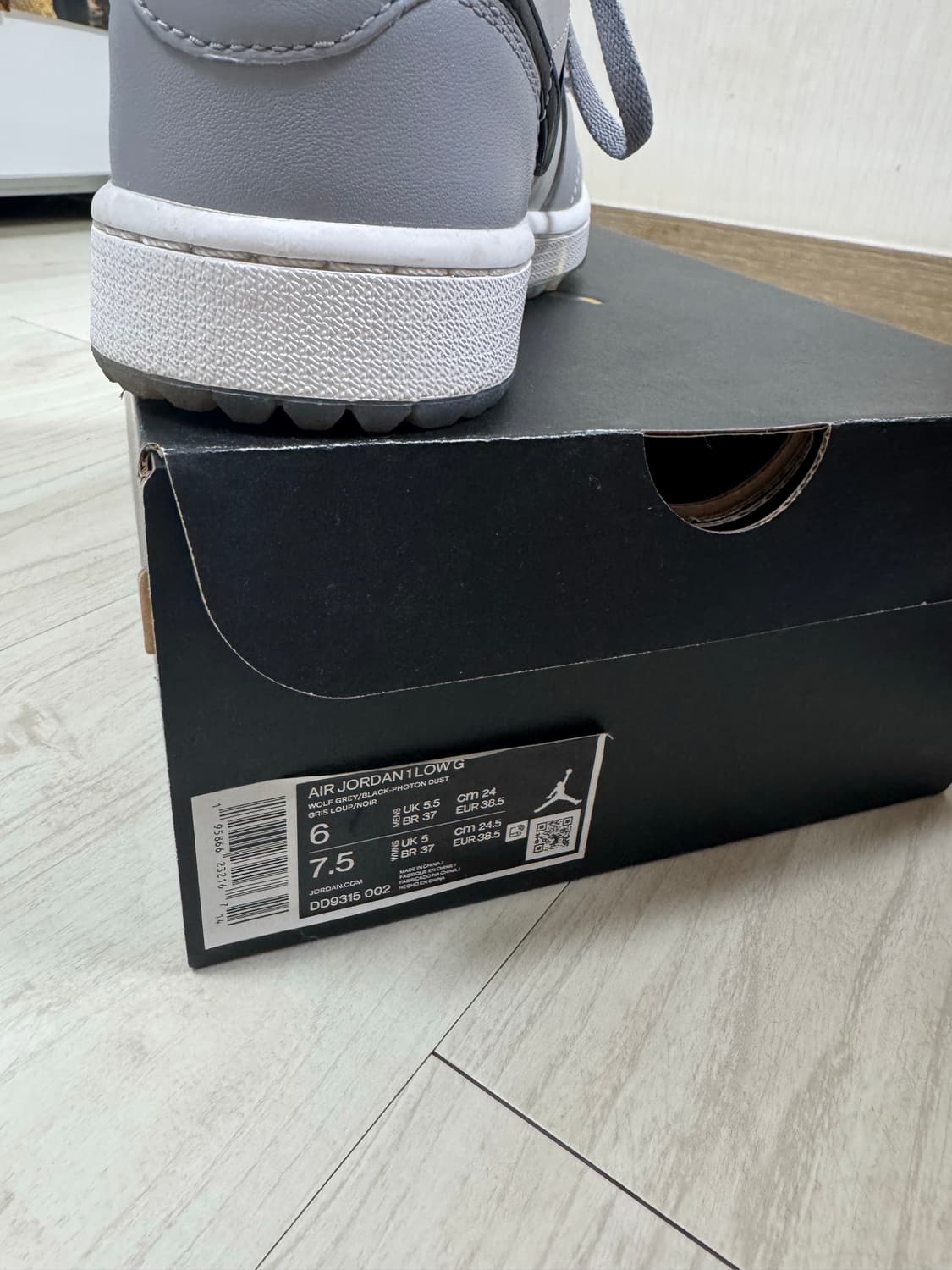 에어조던 골프화 울프그레이 상품이미지5