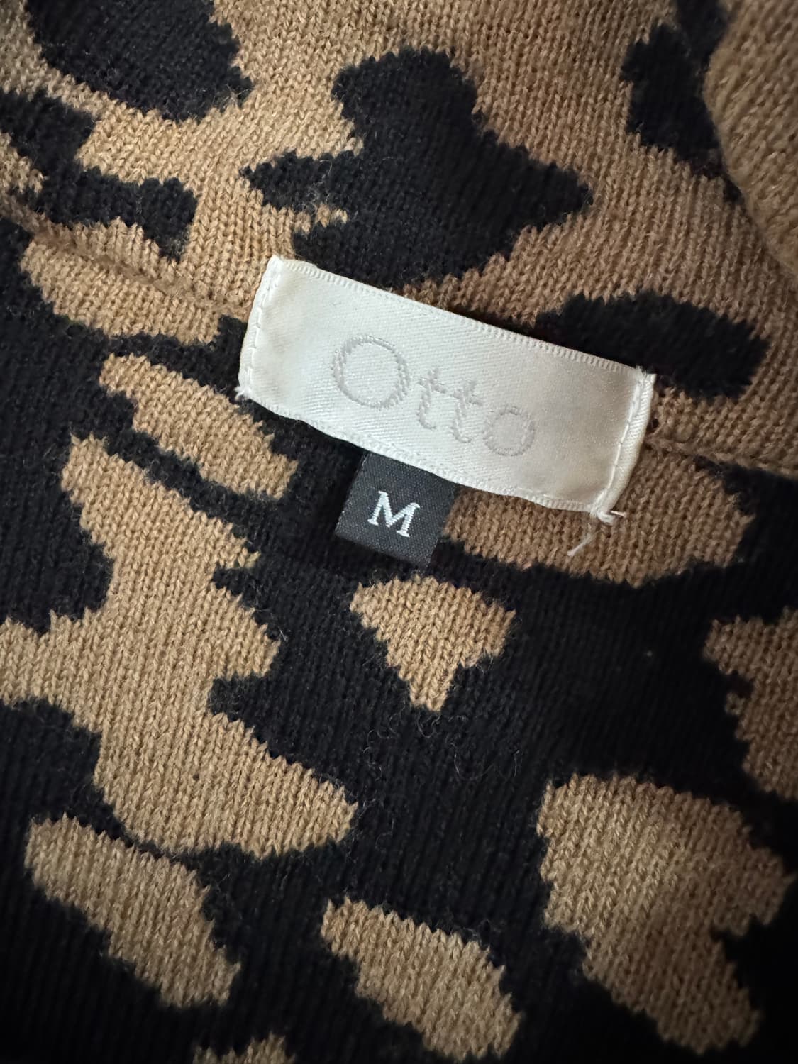 여성 일본빈티지 레오파드 패턴 가디건 상품이미지3