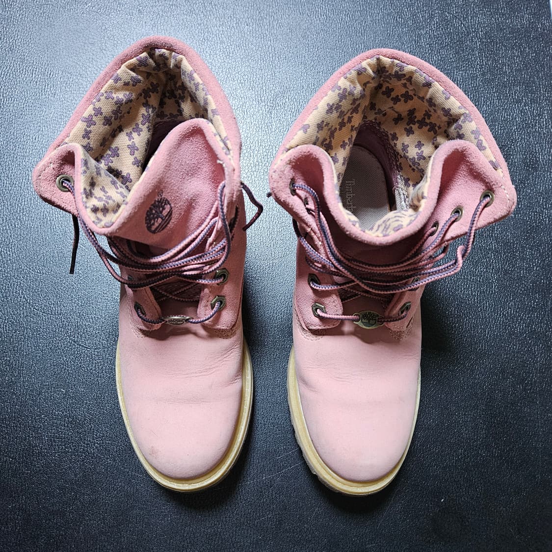 240 팀버랜드 롤탑 워커 핑크 레어템 상품이미지2