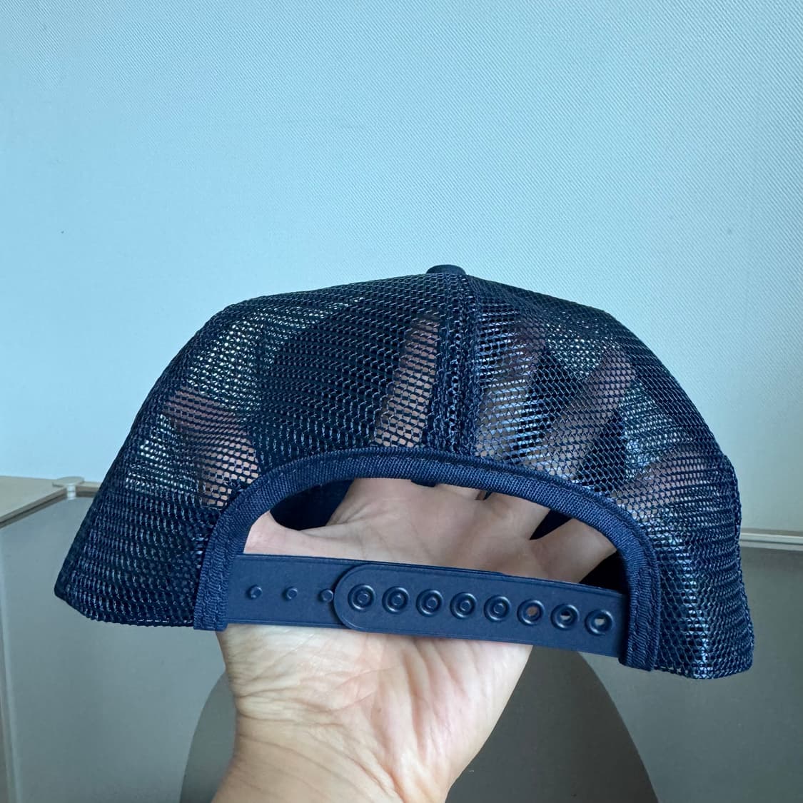 USA 빈티지 모자 볼캡 vintage cap 트러커 메쉬 네이비 상품이미지6