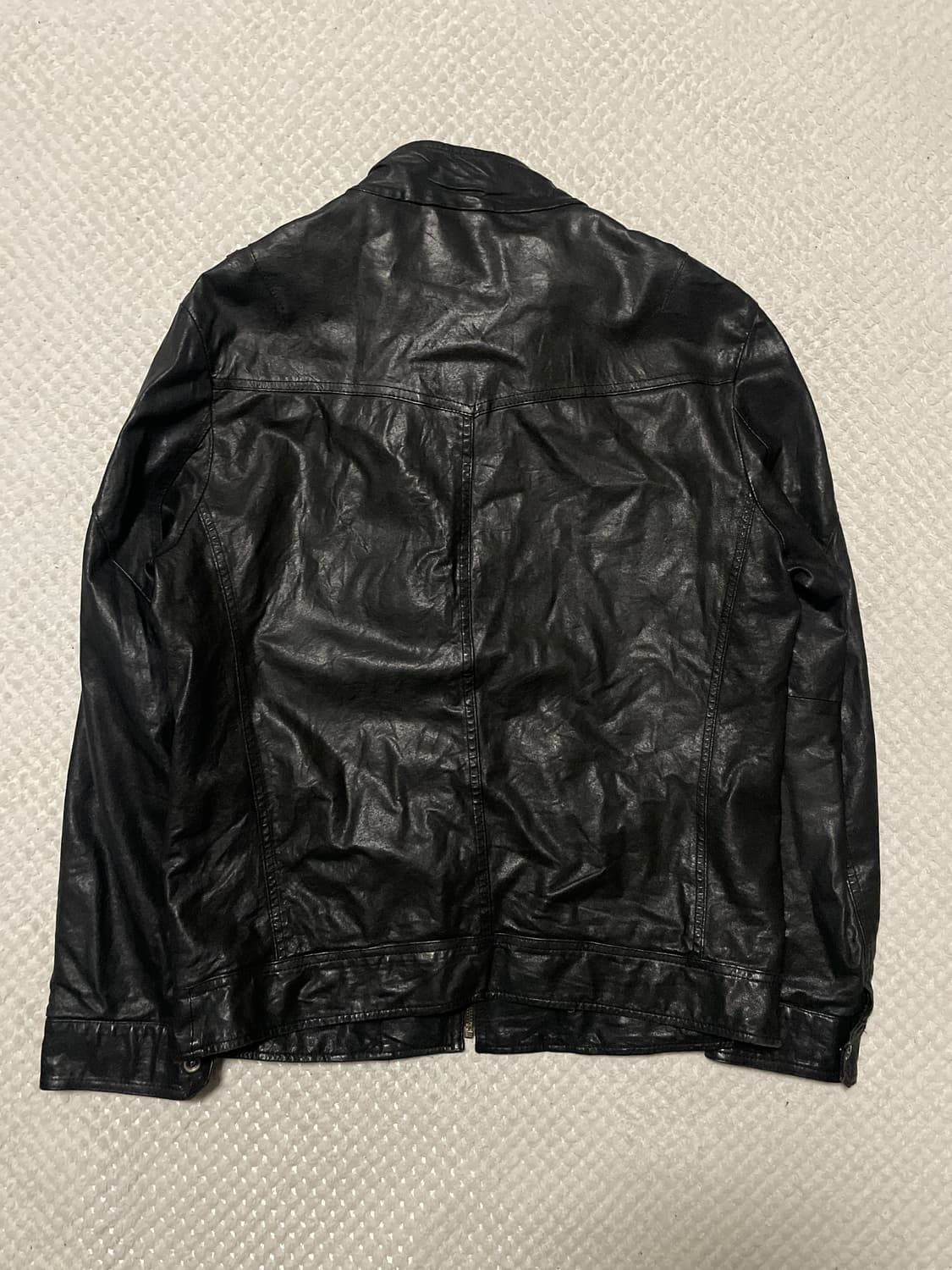 광희시장 웨스턴 무드 램스킨 양가죽 레더 자켓 상품이미지2