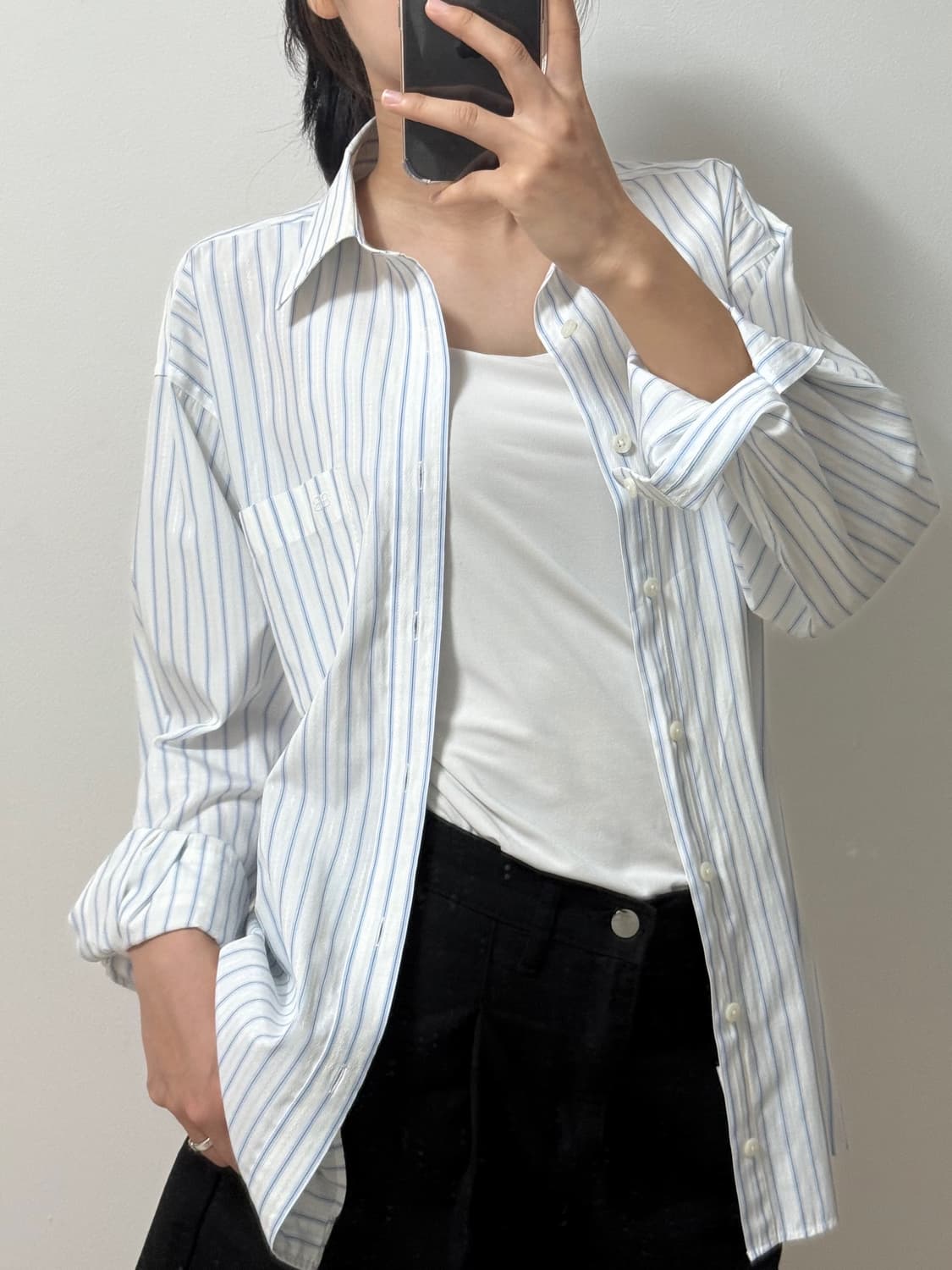 발렌시아가 스트라이프 셔츠 상품이미지2