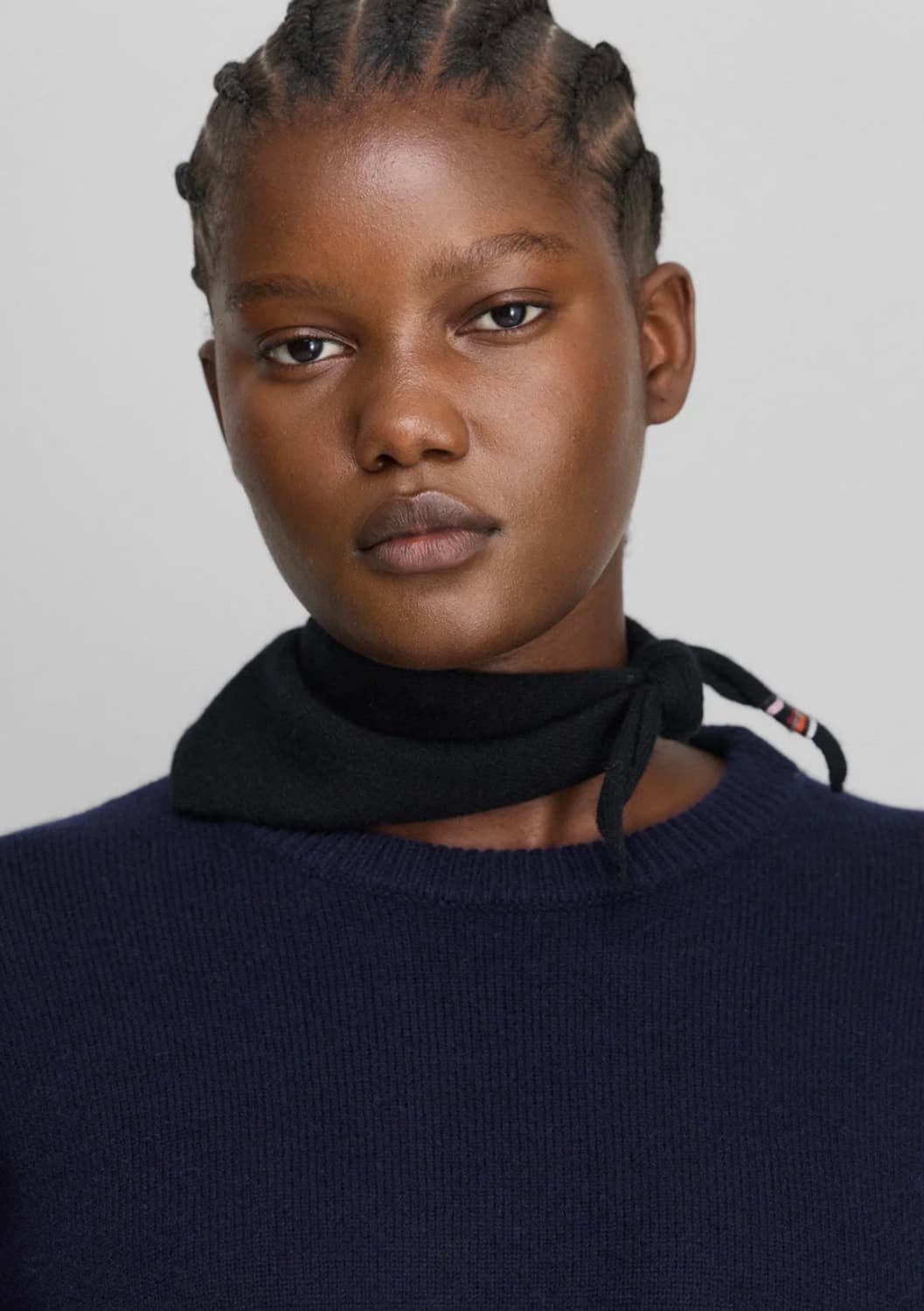 익스트림캐시미어 26ss 반다나 스카프/블랙 상품이미지1