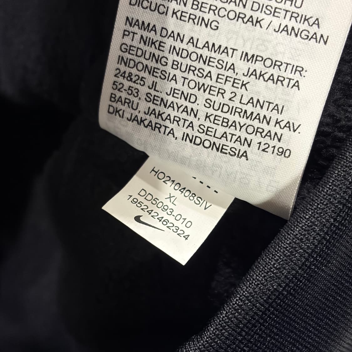 [XL] 나이키 우먼 크롭 봄버 블랙 뽀글이 플리스 후리스 자켓 C404 상품이미지8