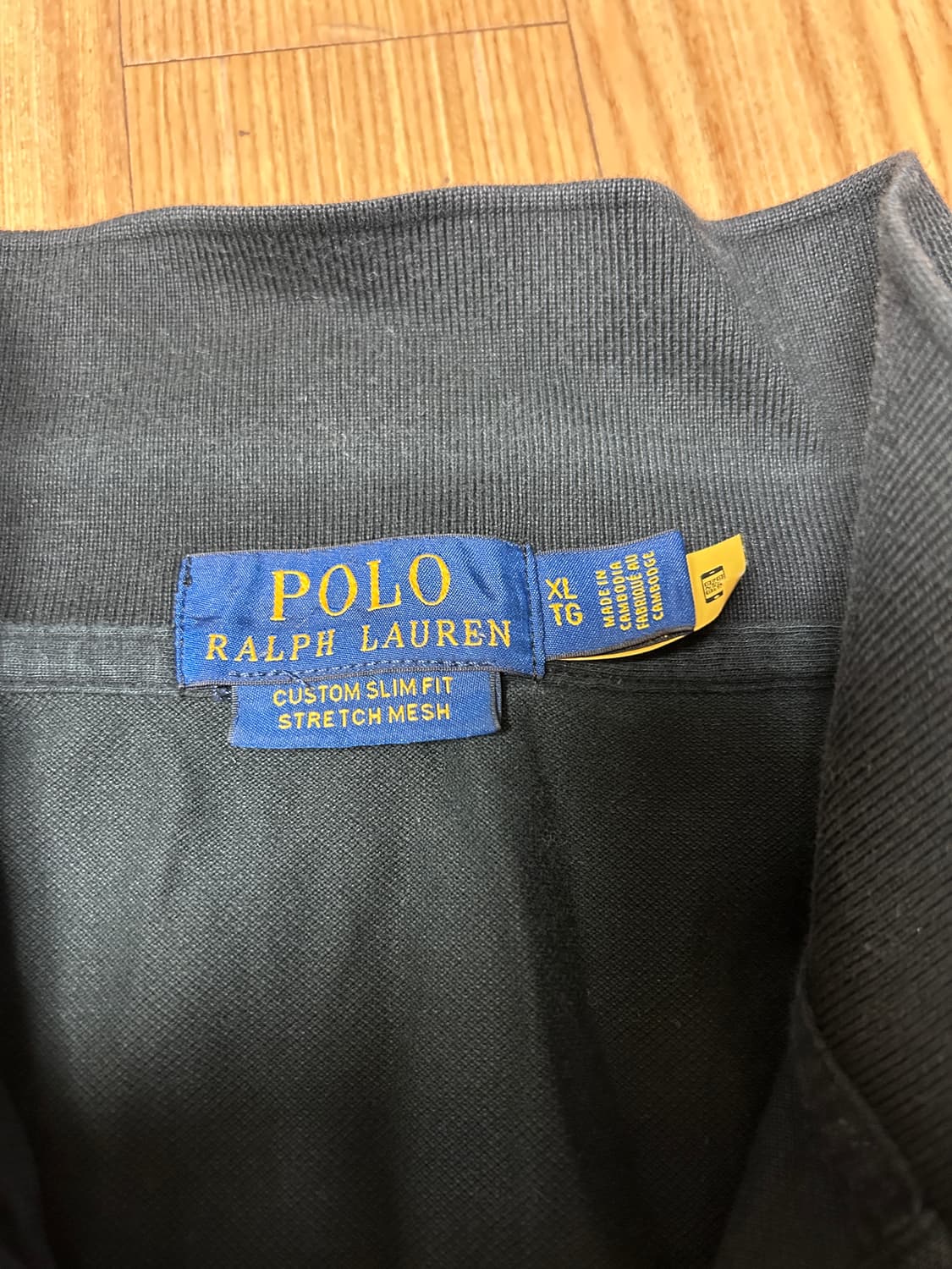 폴로 랄프 로렌 커스텀 슬림핏 스트레치 메시 폴로 셔츠 반팔 XL 상품이미지3