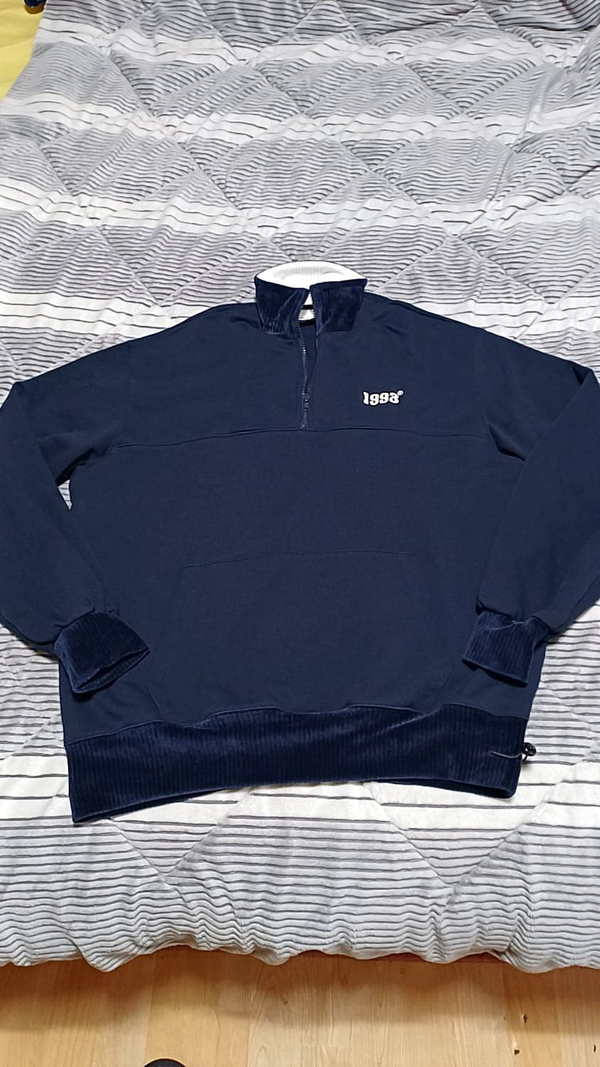 1993스튜디오 반집업맨투맨 빅사이즈120 가슴68 기장78 상품이미지1