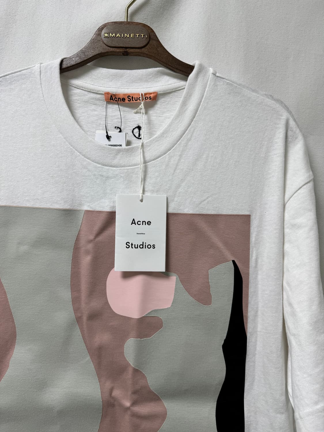 아크네 스튜디오 화이트 프린팅 반팔 티셔츠 S 상품이미지2