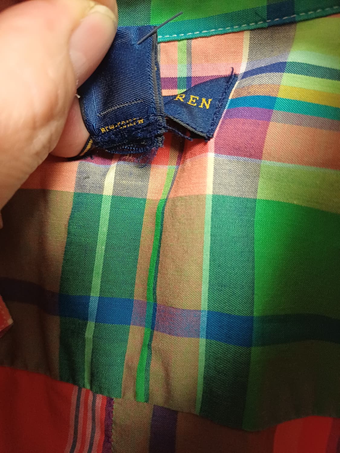 Polo Ralph Lauren Multi-Color Plaid Shir 상품이미지7