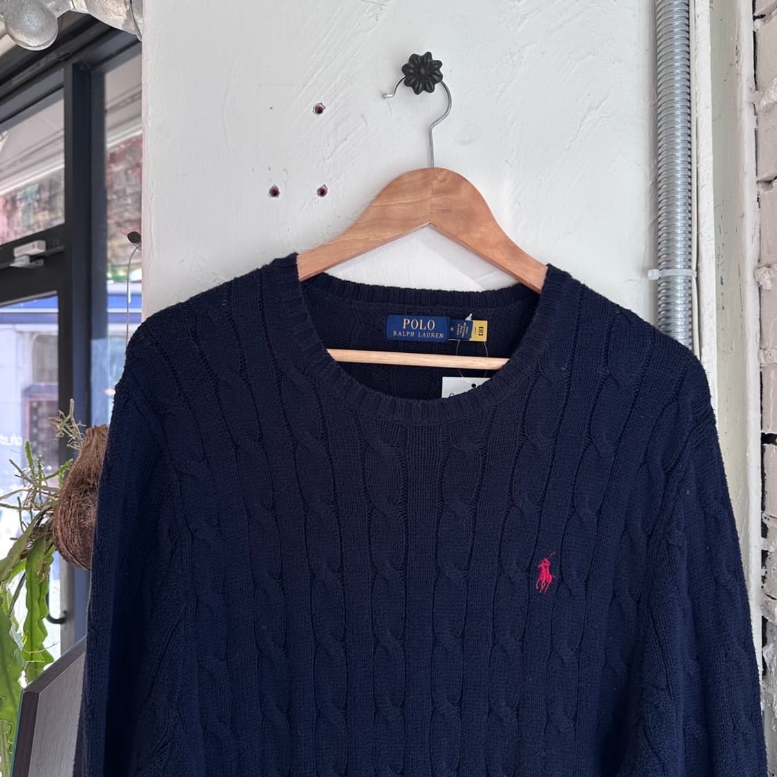 15400 - 폴로 랄프로렌 네이비 케이블 니트 상품이미지1