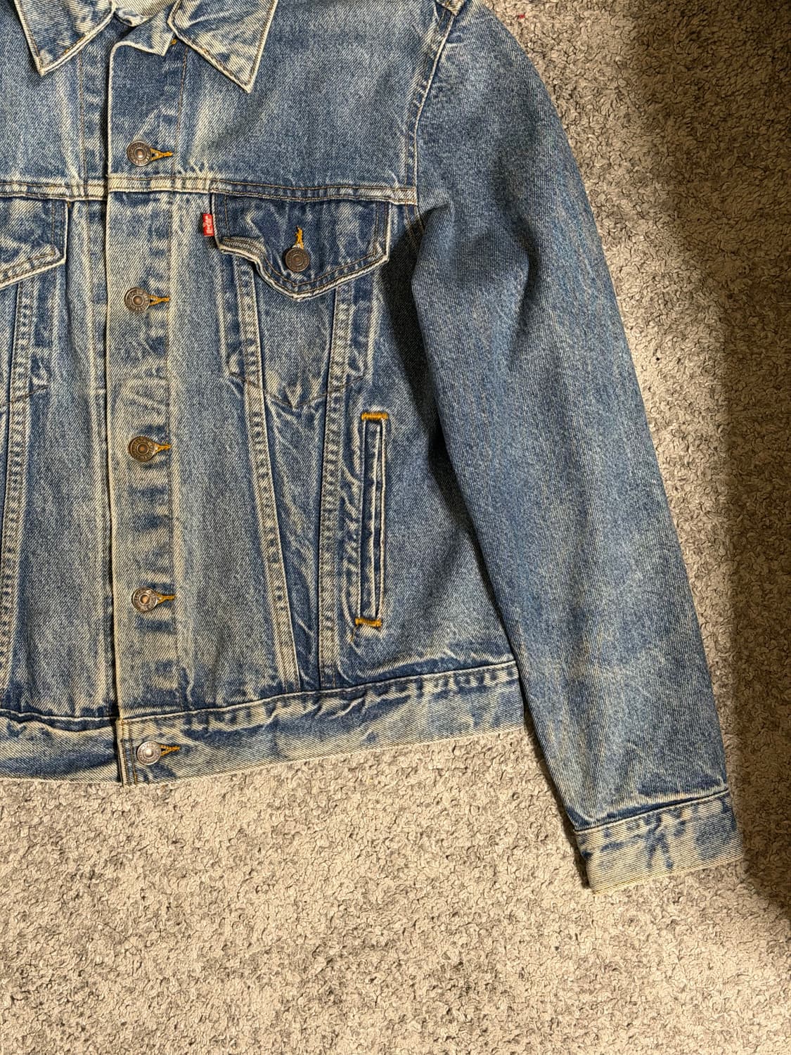 80s 리바이스 3세대 데님 자켓 USA 상품이미지3