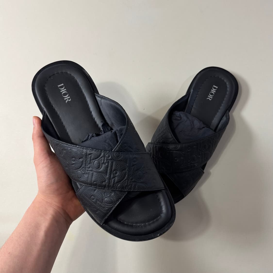 [43/당일출고]디올 그래피티 알리아스 슬리퍼 상품이미지3