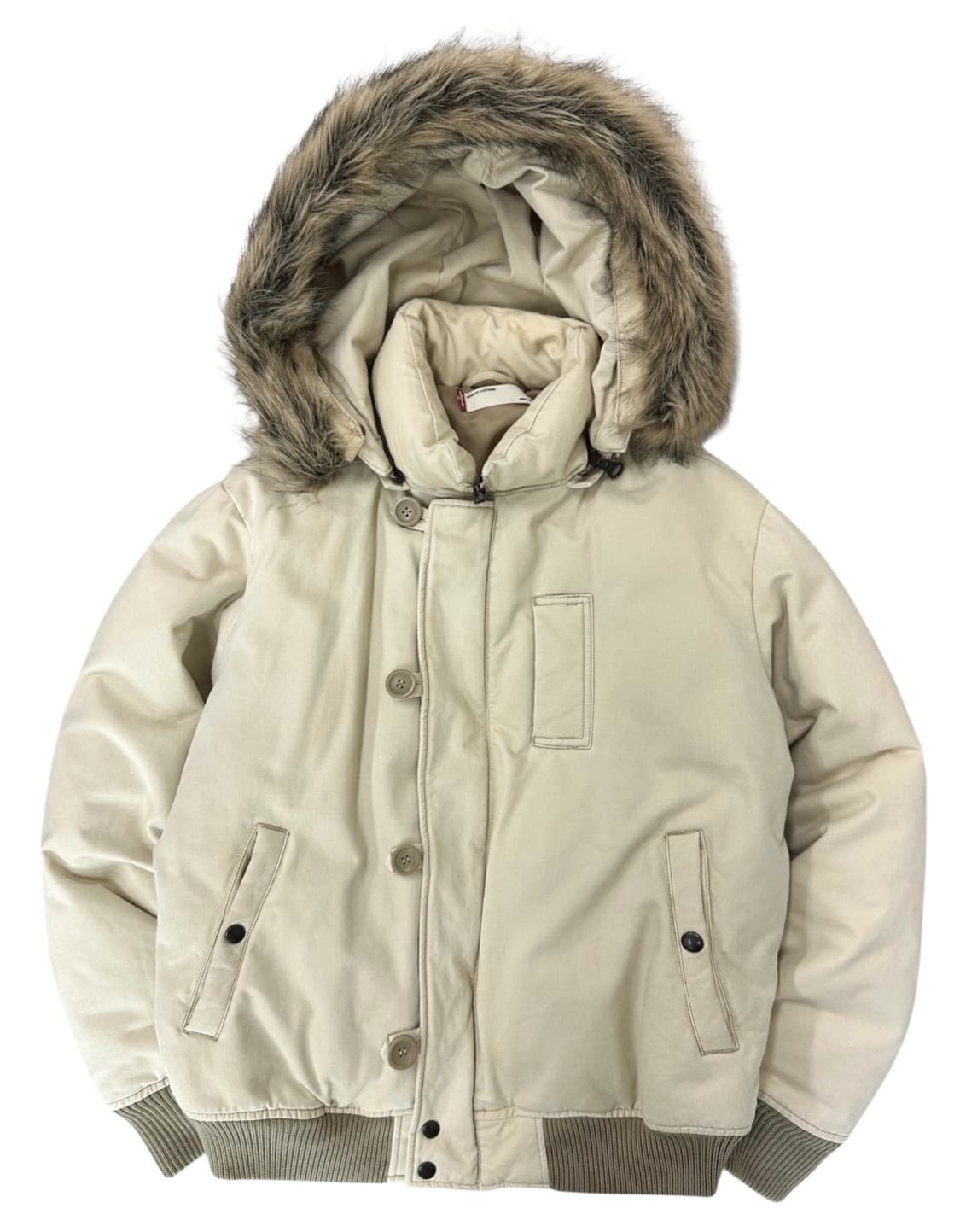 00년대 리바이스 캔버스 패딩 아이보리 (L) 상품이미지1