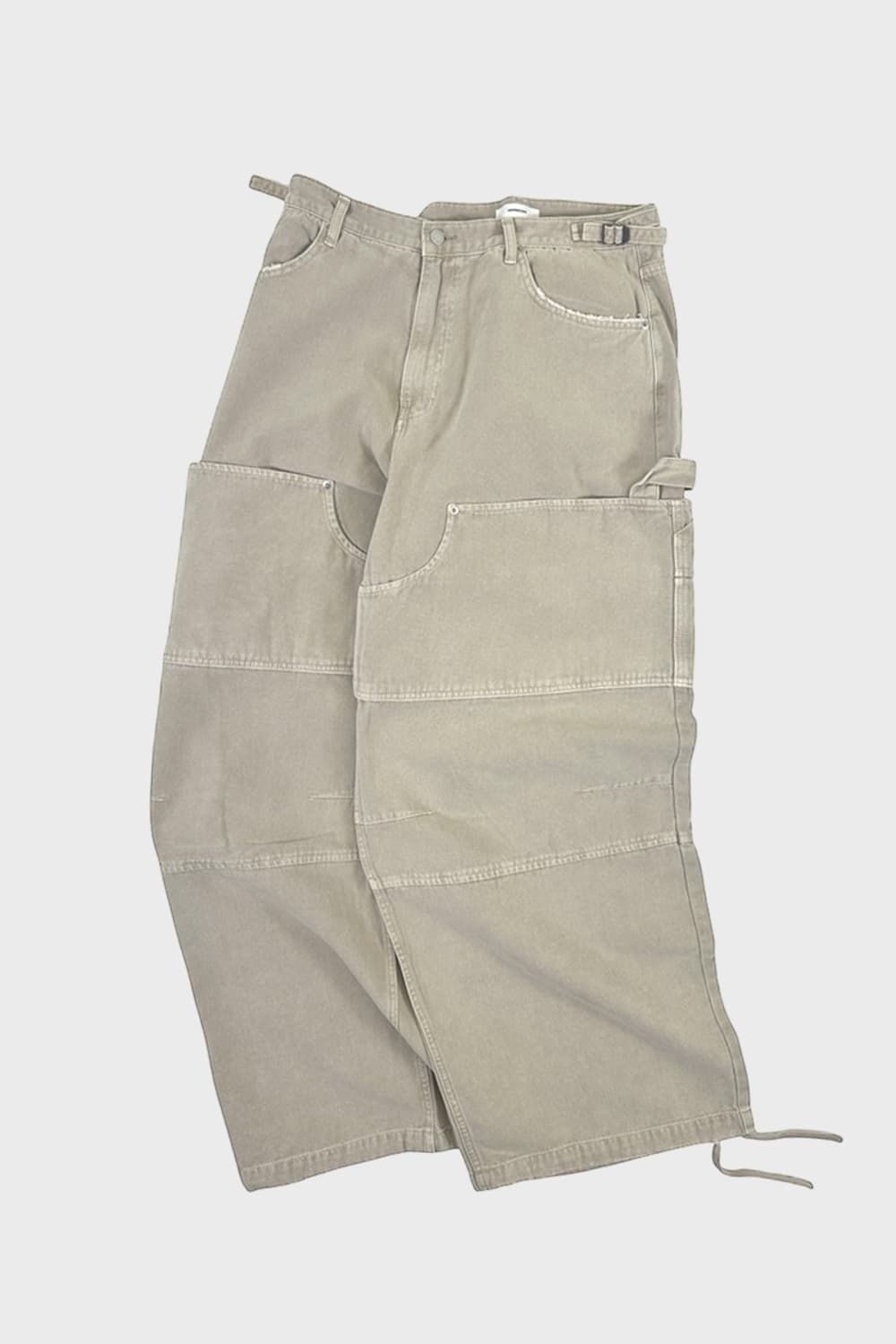 [3] 논노드 더블 니 커버 팬츠 빈티지 베이지 상품이미지1