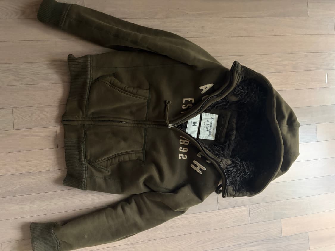 아베크롬비 퍼 후드집업 상품이미지6