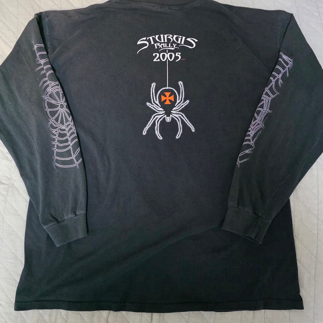 [XXL] 00s 빈티지 STURGIS 할리데이비슨 스파이더 롱슬리브 상품이미지5