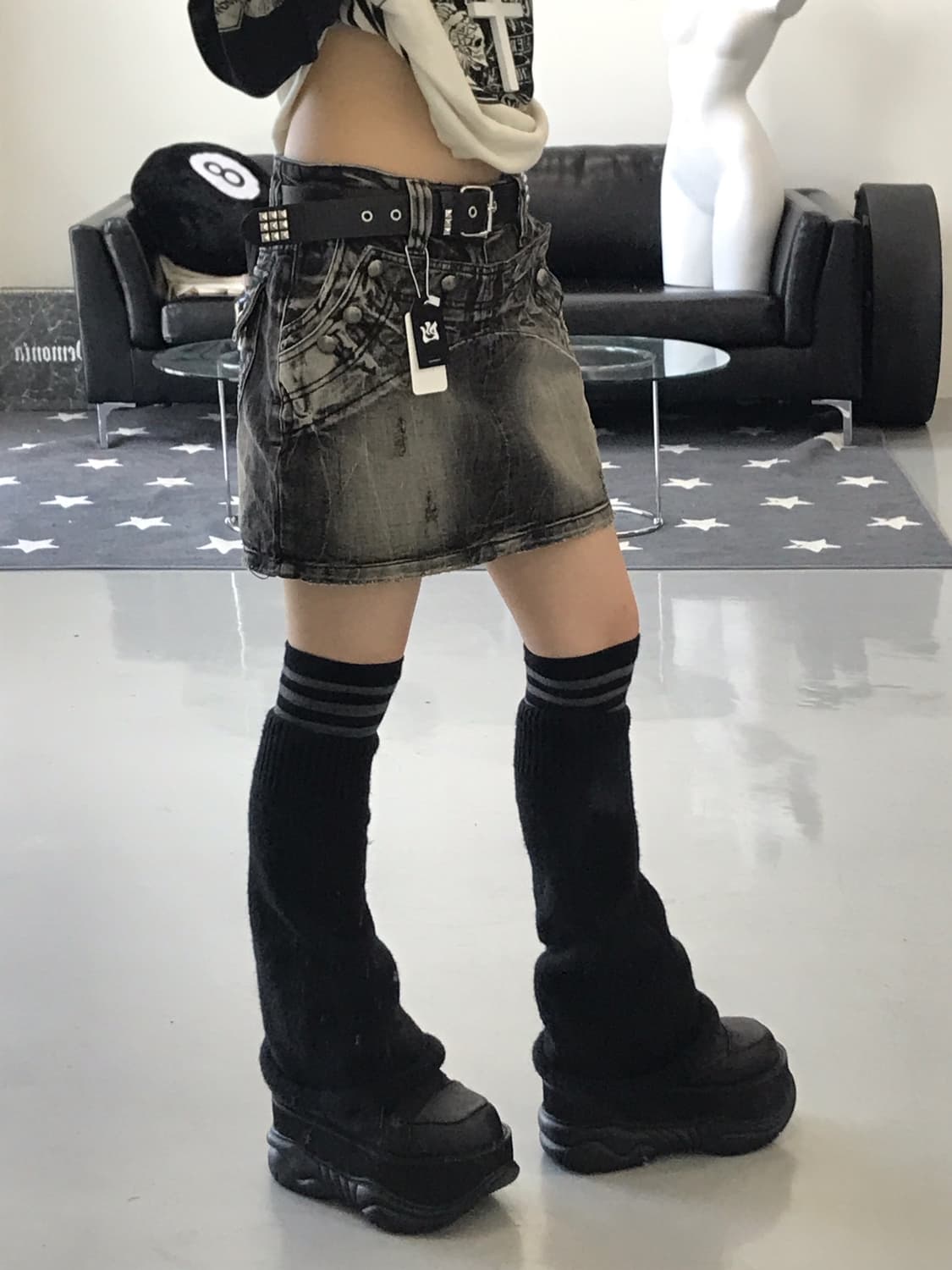 Lolita Jeans Y2k Mini Skirts 상품이미지2