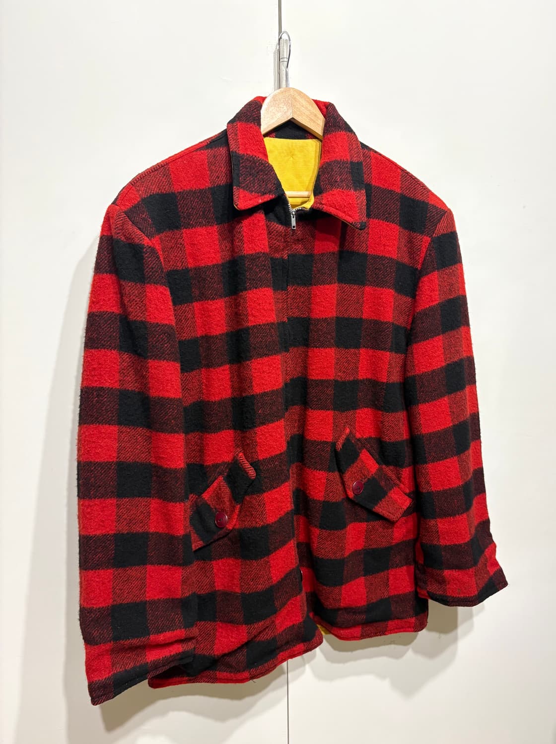 70's 빈티지 리버시블 울 자켓 상품이미지2