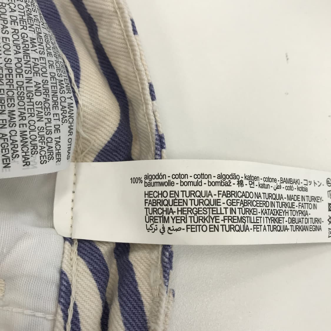 자라 패턴 스트레이트 데님팬츠 새상품 [여성28] 상품이미지6