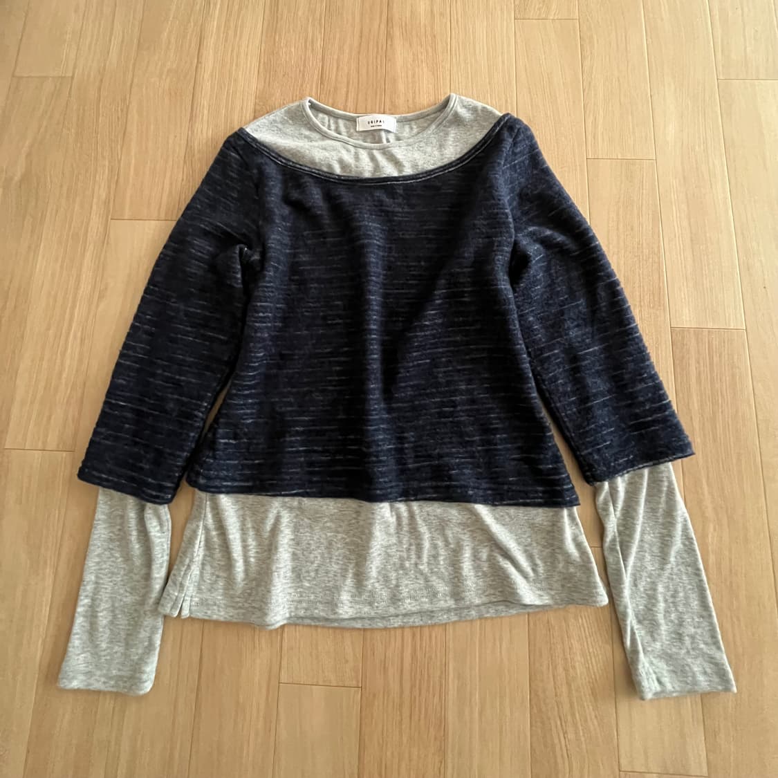 니트 레이어드 슬리브 상품이미지2