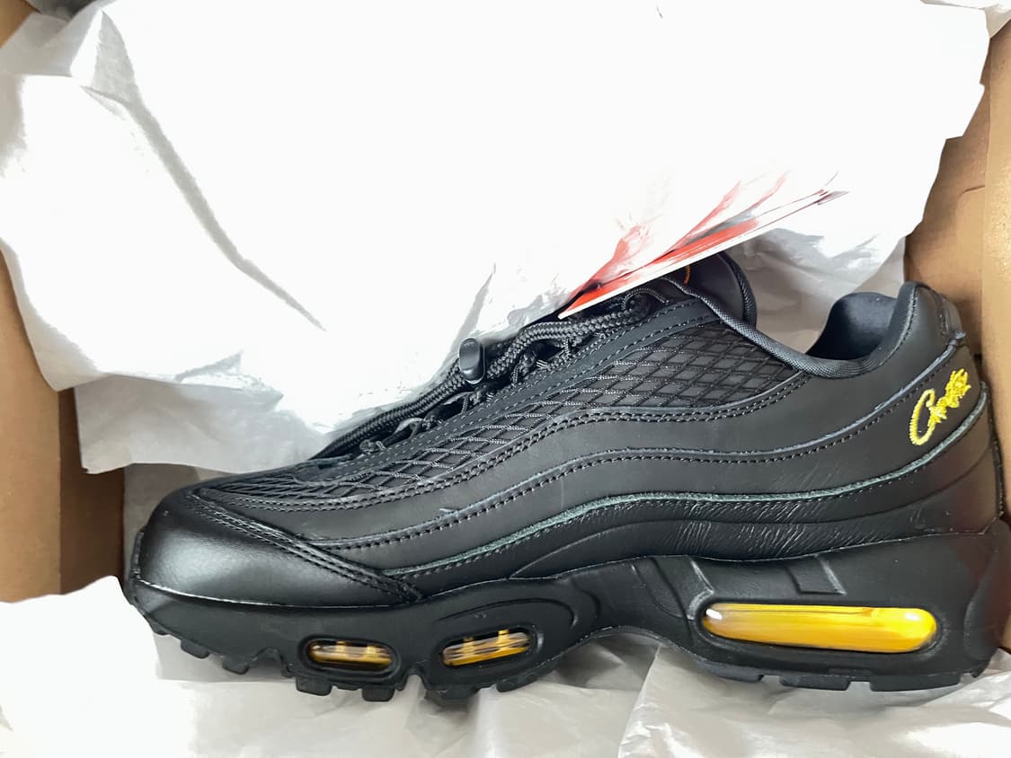 나이키 코르테이즈 에어맥스 95 블랙 앤 투어 옐로우, 275 상품이미지2